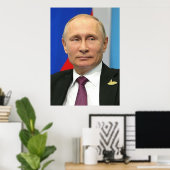 PUTIN Vladimir Vladimirovitsj Poetin Russisch leid Poster (Thuiskantoor)