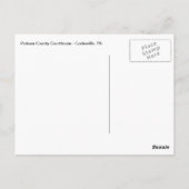 Putnam County Courthouse - Cookeville, TN Briefkaart (Achterkant)