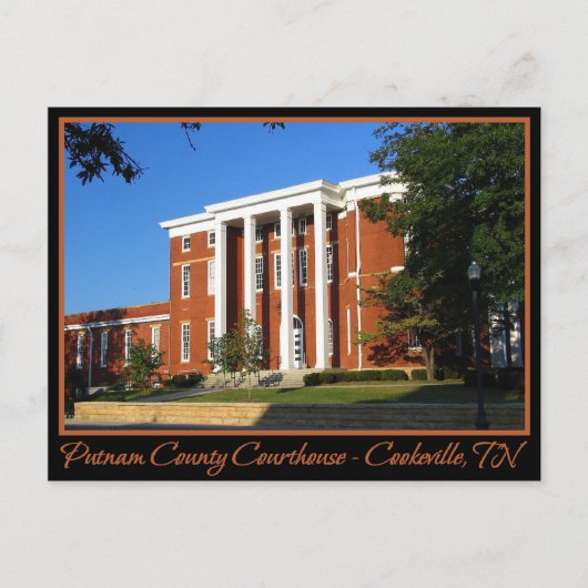 Putnam County Courthouse - Cookeville, TN Briefkaart (Voorkant)