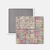Putnam County en Vigo County Magneet (Voorkant / Achterkant)