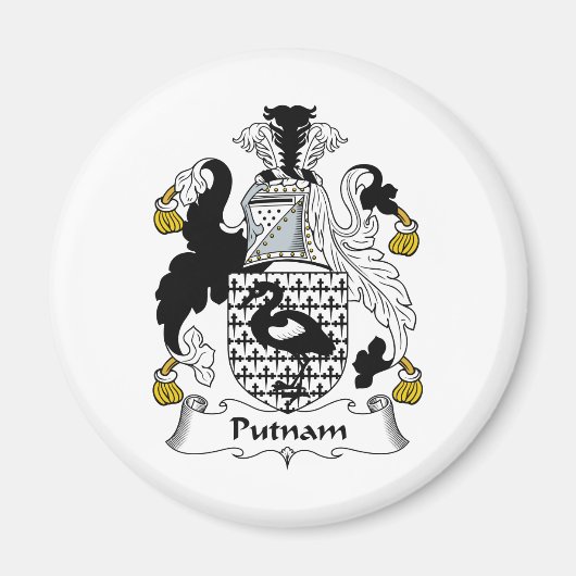 Putnam Family Crest Magneet (Voorkant)