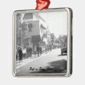 PutnBay, Ohio-fotokerstsieraad Metalen Ornament (Links)