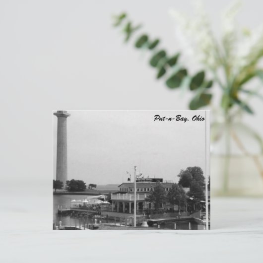 PutnBay Perry Monument Photo briefkaart (Staand voorkant)