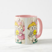 Putretro  paasbunnies Holiday mok (Voorkant rechts)