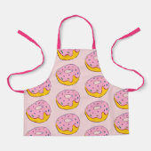 Putroze donuts yummy kinderen schort (Voorkant)
