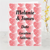 Putroze harten en namen kaart (Gele Bloem)