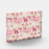 Putroze moderne bloemen patroon Hoogste sneakers Fotoblokken (Links)