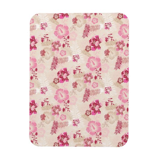 Putroze moderne bloemen patroon Hoogste sneakers Magneet (Verticaal)