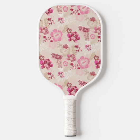 Putroze moderne bloemen patroon Hoogste sneakers Pickleball Paddle (Voorkant)
