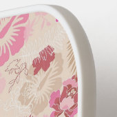 Putroze moderne bloemen patroon Hoogste sneakers Pickleball Paddle (Links Detail)