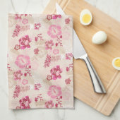 Putroze moderne bloemen patroon Hoogste sneakers Theedoek (Quarter Fold)