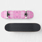 Putroze moderne bloemen persoonlijk skateboard (Horizontaal)