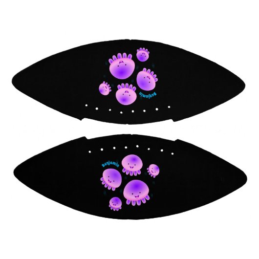 Putroze paarse kwal kawaii cartoon american football (Panelen)