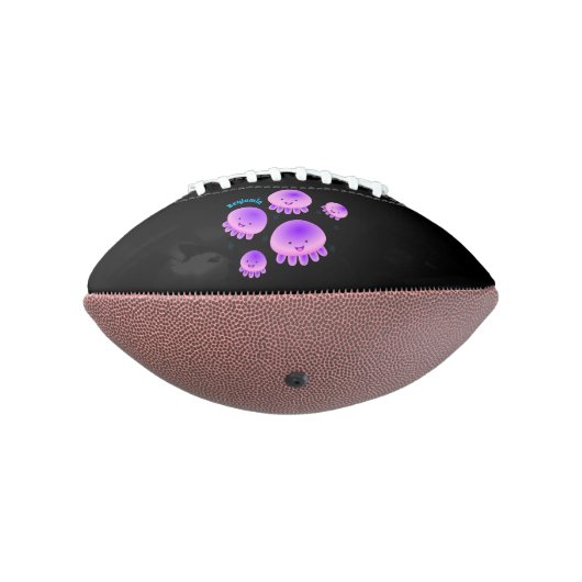Putroze paarse kwal kawaii cartoon american football (Gedraaid 270)
