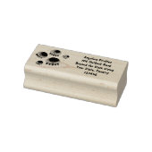 Putroze paarse kwal kawaii cartoon rubberstempel (Stempel)