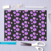 Putroze paarse kwal kawaii cartoon tissuepapier (Craft)