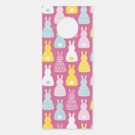 Putroze rampenkonijnenpatroon deurhanger