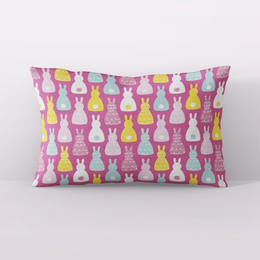 Putroze rampenkonijnenpatroon kussensloop