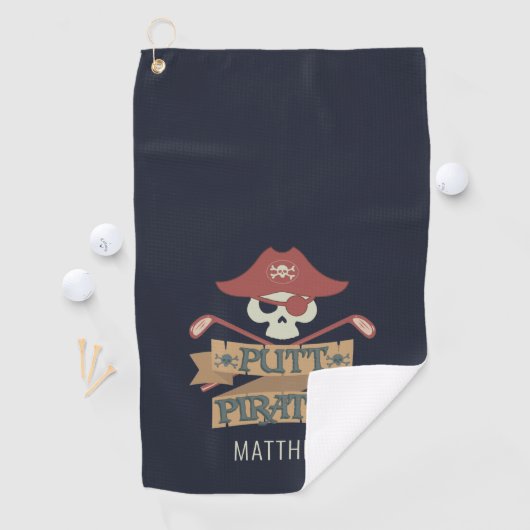 Putt Pirates Golfing Hobby Golfhanddoek (Insitu)