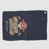 Putt Pirates Golfing Hobby Golfhanddoek (Horizontaal)