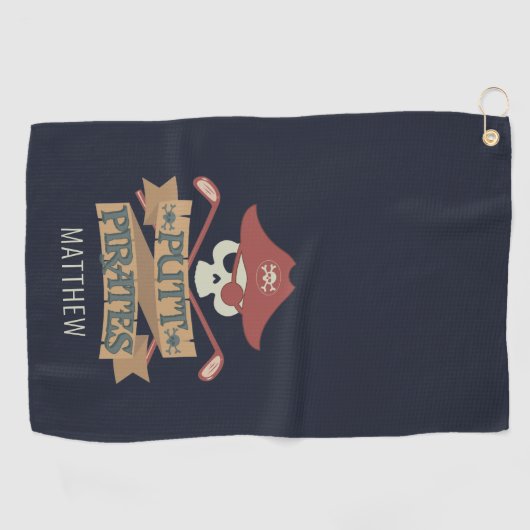 Putt Pirates Golfing Hobby Golfhanddoek (Horizontaal)