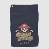 Putt Pirates Golfing Hobby Golfhanddoek (Voorkant)