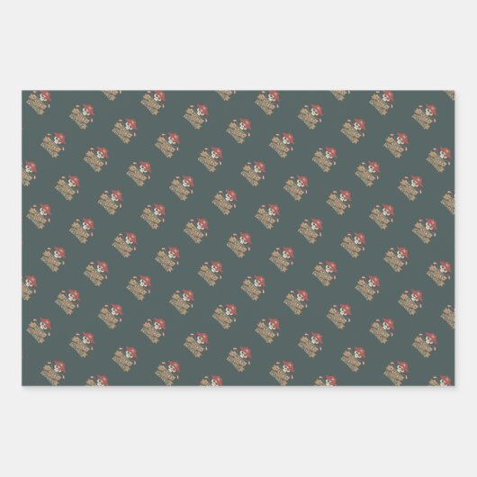 Putt Pirates Golfing Hobby Sports Inpakpapier Vel (Voorkant 2)