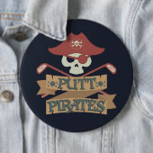 Putt Pirates Golfing Hobby Sports Ronde Button 6,0 Cm (In situ)