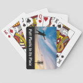 Putt Plastic In Its Place Pokerkaarten (Achterkant)