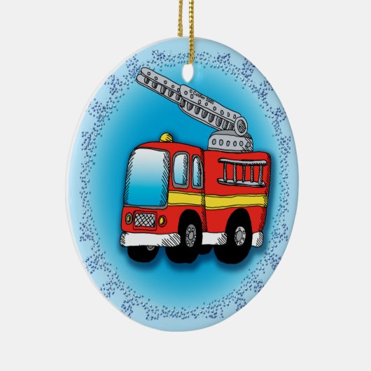 Putt Putt Brandweerman Ornament (Rechts)