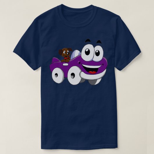 Putt Putt Car Humongous Entertainment Game T-shirt (Design voorkant)