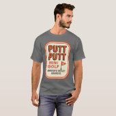 Putt Putt Minigolf Retro Jaren 80 T-shirt (Voorkant volledig)