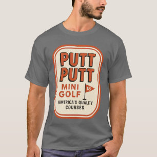 Putt Putt Minigolf Retro Jaren 80 T-shirt
