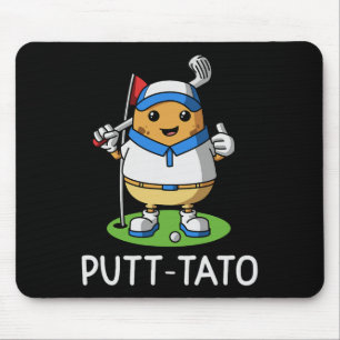 Putt-tato Golfende Aardappelen Aardappel Grappige  Muismat
