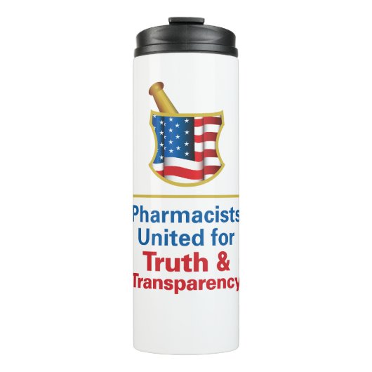 PUTT waterfles Thermosbeker (Voorkant)