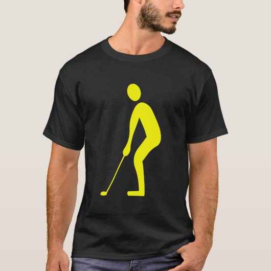 Puttend - Geel T-shirt (Voorkant)