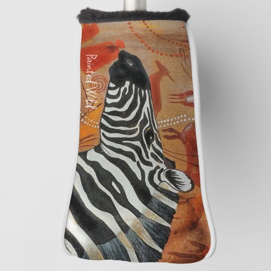 Putter cover Zebra Rock Painted Wild (Draai 90)