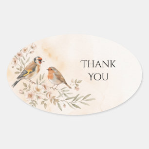 Putter distelvink tuin vogel trouw sticker