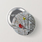 Putter en kardinaal ronde button 5,7 cm (Voorkant /achterkant)
