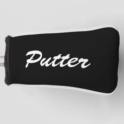 Putter Golfheadcover (Voorkant)