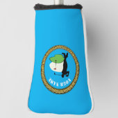 Putter Head Hoesje - Naam toevoegen - Golfer Golfheadcover (Draai 90)