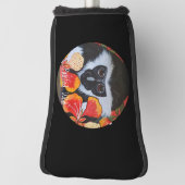 Putter Hoesje, Colobus in het wild geschilderd Golfheadcover (Draai 90)