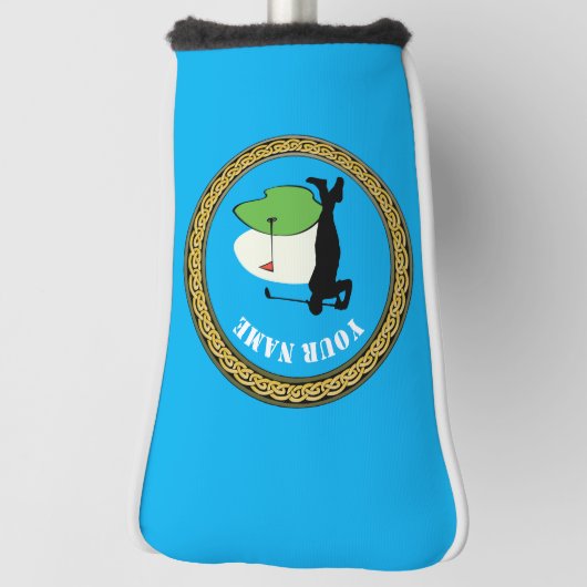 Putter Hoesje - Custom Golf - Naam toevoegen Golfheadcover (Draai 90)