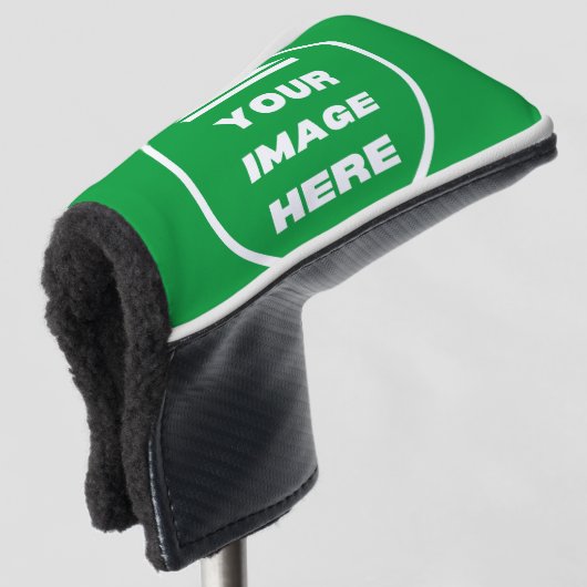 Putter Hoesje - gepersonaliseerd - Afbeelding / te Golfheadcover (3/4 voorkant)