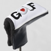 Putter Hoesje Golfheadcover (3/4 voorkant)