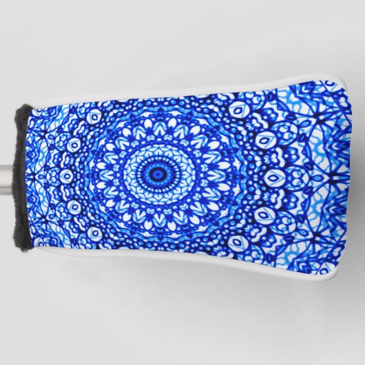 Putter Hoesje Mandala Mehndi Style G403 Golfheadcover (Voorkant)