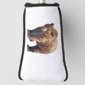 Putter Hoesje met grizzly beer Golfheadcover (Draai 90)