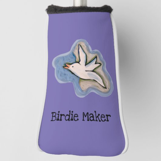Putter Hoesje voor Birdie Lovers Golfheadcover (Draai 90)