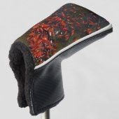Putter hoofddeksel met foto van vis golfheadcover (3/4 voorkant)