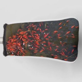 Putter hoofddeksel met foto van vis golfheadcover